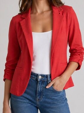 Lord & Taylor 3/4 Length Open Blazer XS